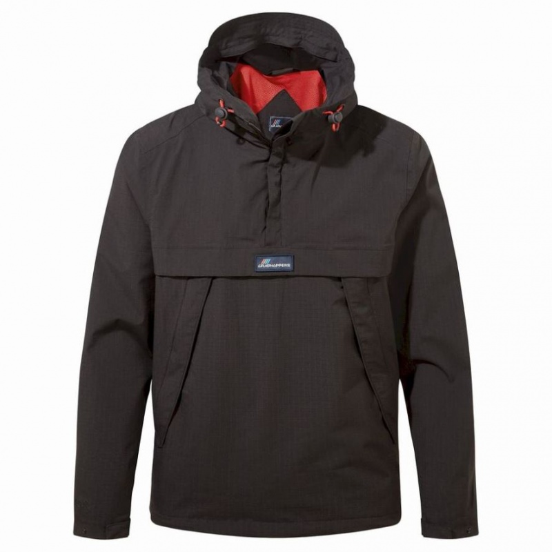 Veste Imperméable Craghoppers Anderson Cagoule Homme Noir | NAHQ25061