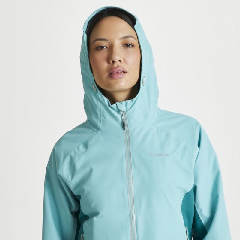 Veste Imperméable Craghoppers Atlas Femme Turquoise | FPXJ82904