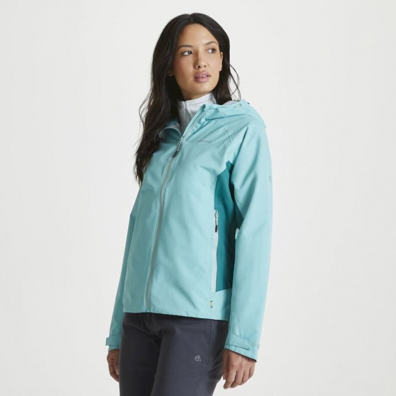 Veste Imperméable Craghoppers Atlas Femme Turquoise | FPXJ82904