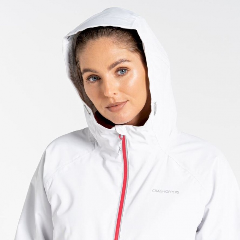 Veste Imperméable Craghoppers Atlas Femme Blanche | ECPG72106