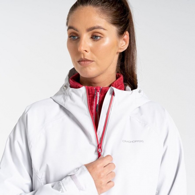 Veste Imperméable Craghoppers Atlas Femme Blanche | ECPG72106