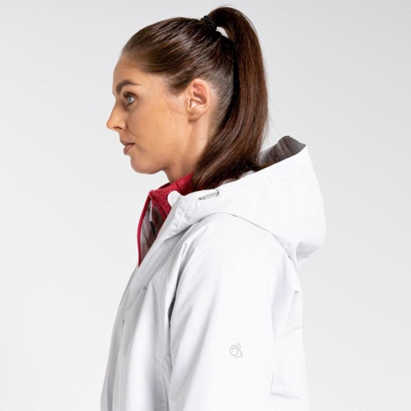 Veste Imperméable Craghoppers Atlas Femme Blanche | ECPG72106