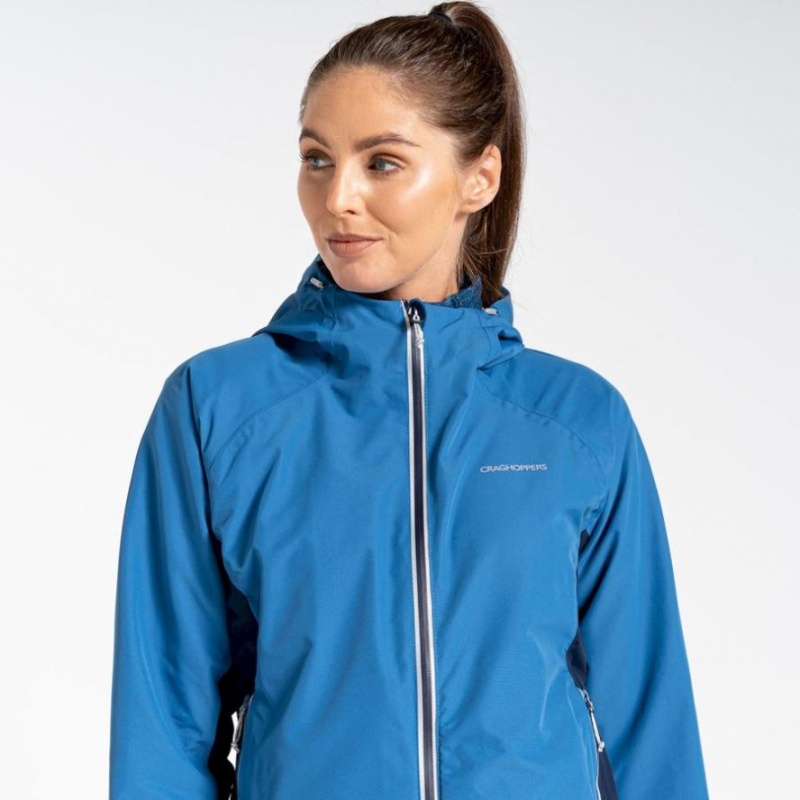 Veste Imperméable Craghoppers Atlas Femme Bleu | DVPT80631