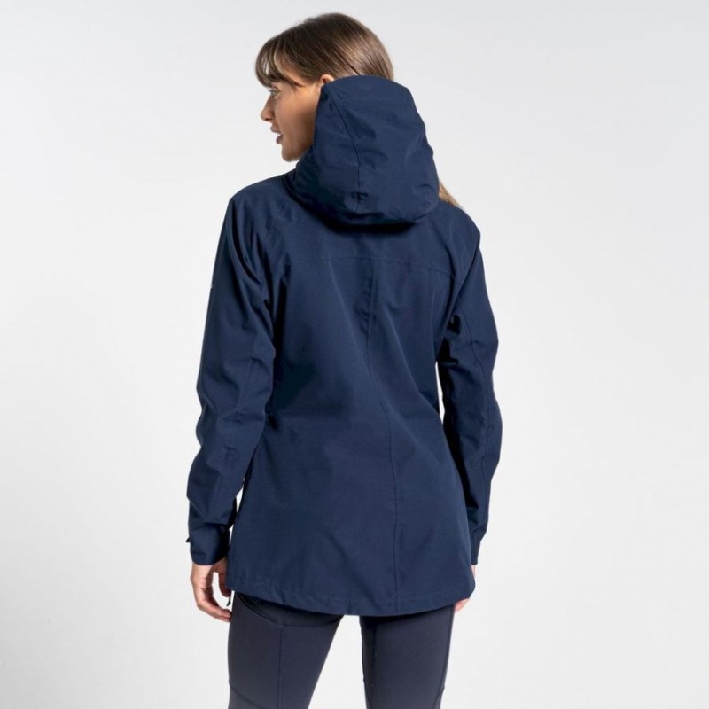 Veste Imperméable Craghoppers Caldbeck Femme Bleu Marine | DFSI28416