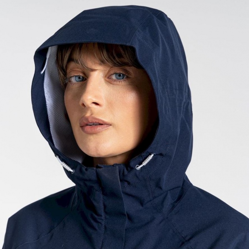 Veste Imperméable Craghoppers Caldbeck Femme Bleu Marine | DFSI28416