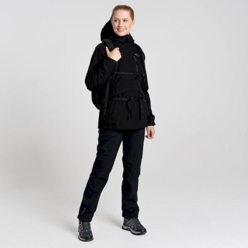 Veste Imperméable Craghoppers Caldbeck Femme Noir | NHRK20748