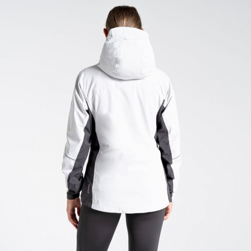 Veste Imperméable Craghoppers Dynamic Femme Blanche | ZACT18256