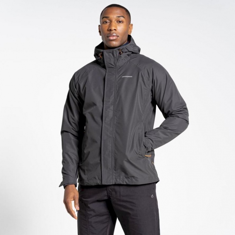 Veste Imperméable Craghoppers Orion Homme Noir | GQSC30659