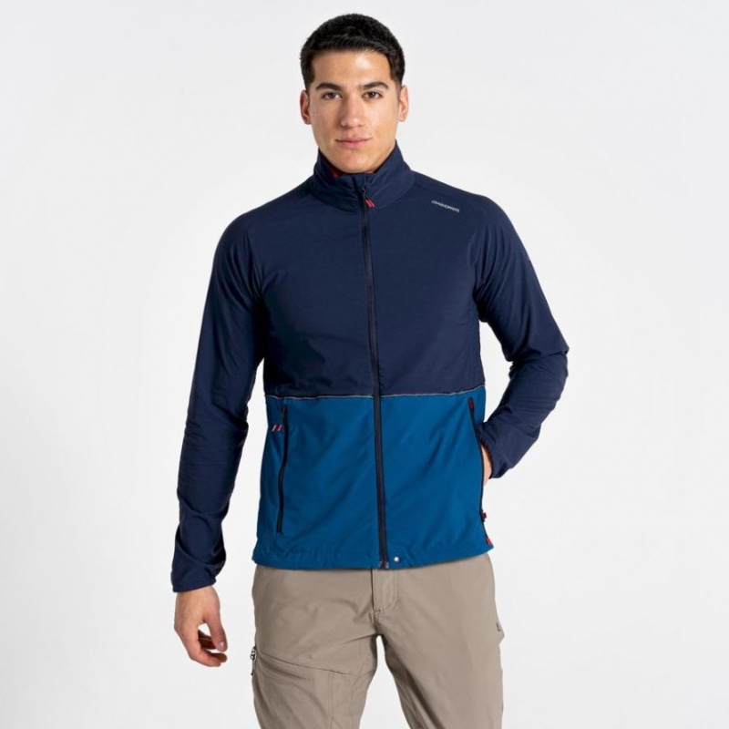 Veste Softshell Craghoppers NosiLife Active Homme Bleu | RBMF94327