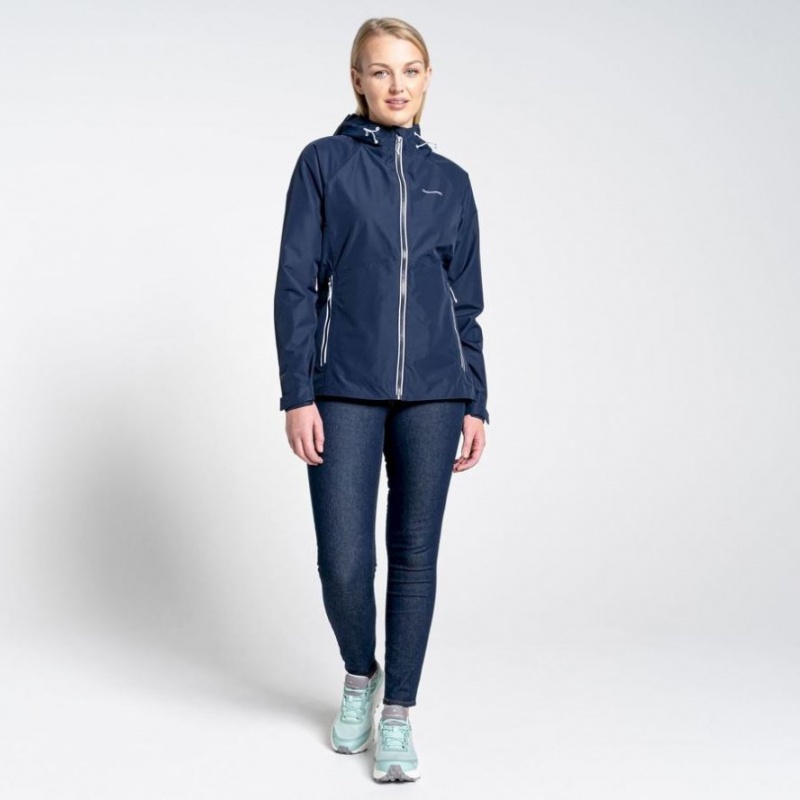 Veste À Capuche Craghoppers Brielle Femme Bleu Marine | BXEL69582