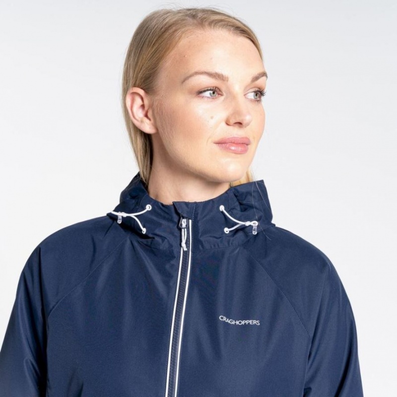 Veste À Capuche Craghoppers Brielle Femme Bleu Marine | BXEL69582