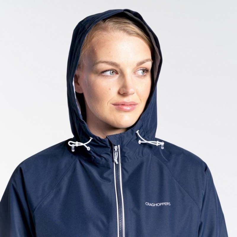 Veste À Capuche Craghoppers Brielle Femme Bleu Marine | BXEL69582