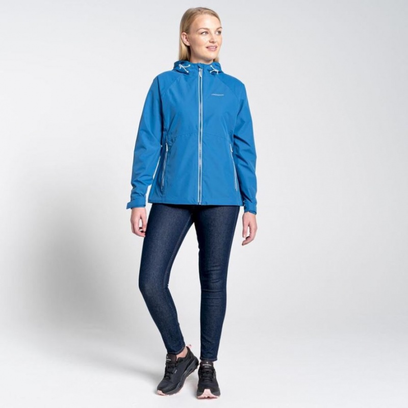 Veste À Capuche Craghoppers Brielle Femme Bleu | NWSX92740