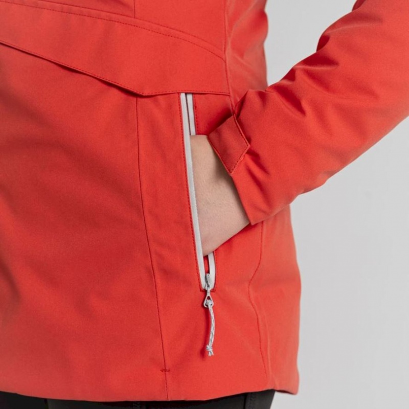 Veste À Capuche Craghoppers Caldbeck Thermic Femme Orange | AWYH54391