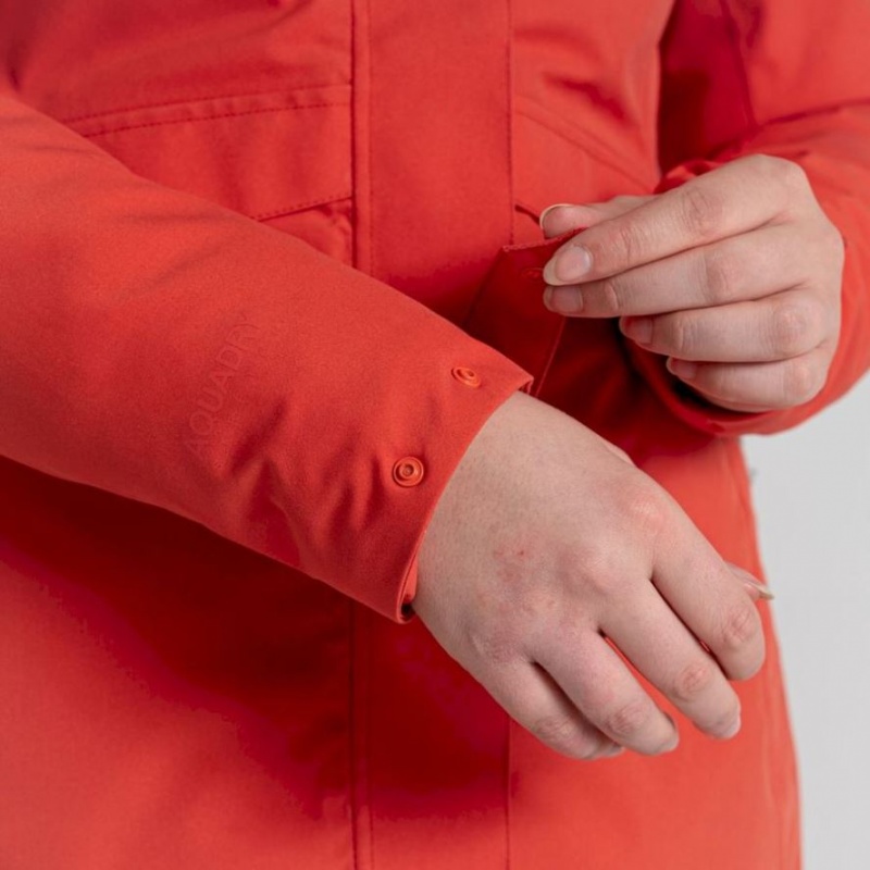 Veste À Capuche Craghoppers Caldbeck Thermic Femme Orange | AWYH54391