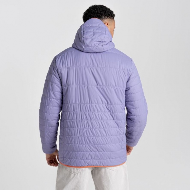 Veste À Capuche Craghoppers Cameo CompressLite Homme Violette | HVOK15748