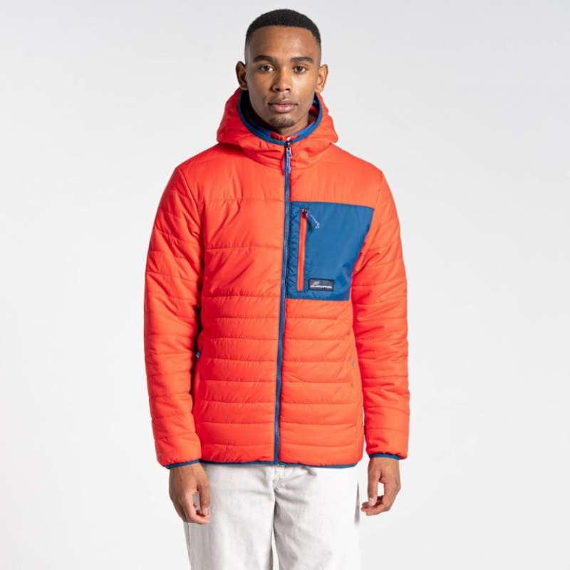 Veste À Capuche Craghoppers Cameo CompressLite Homme Orange | EFYJ94231