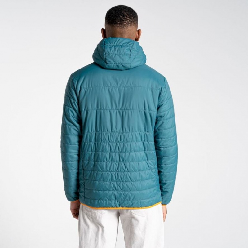 Veste À Capuche Craghoppers Cameo CompressLite Homme Vert | EODK41037