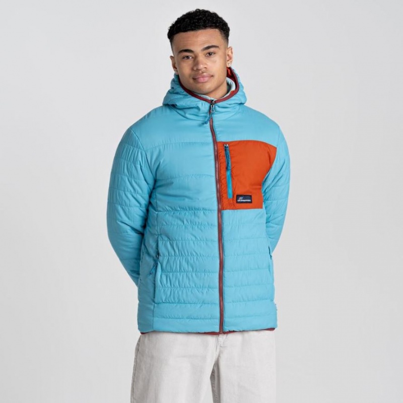 Veste À Capuche Craghoppers Cameo CompressLite Homme Turquoise | URWI43258