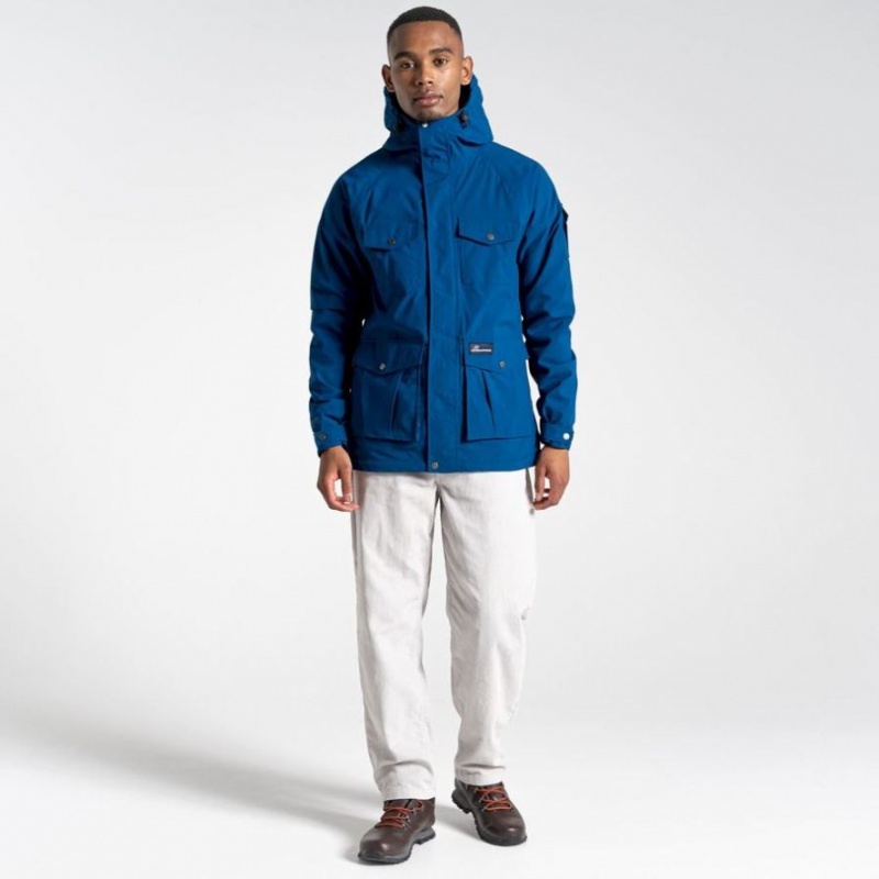 Veste À Capuche Craghoppers Canyon Homme Bleu | ICNP83176