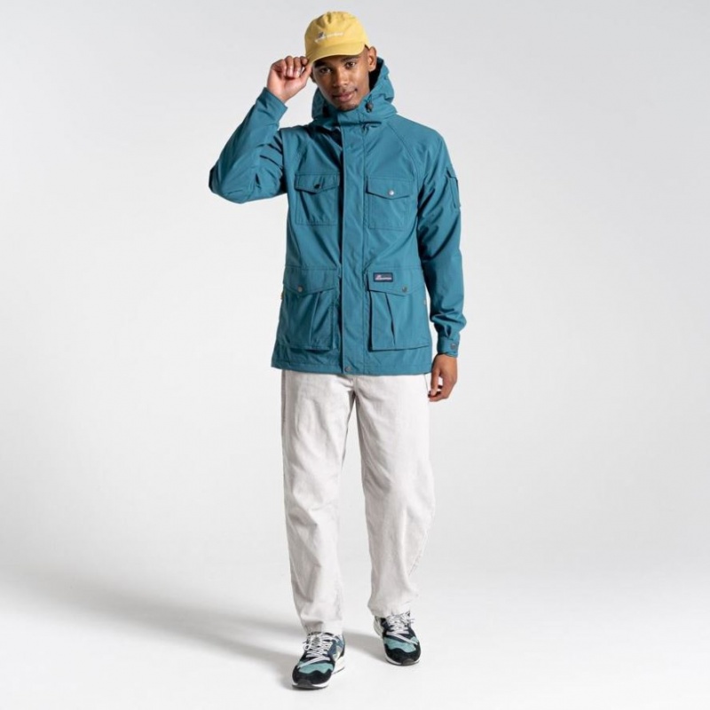 Veste À Capuche Craghoppers Canyon Homme Turquoise | KARZ74612