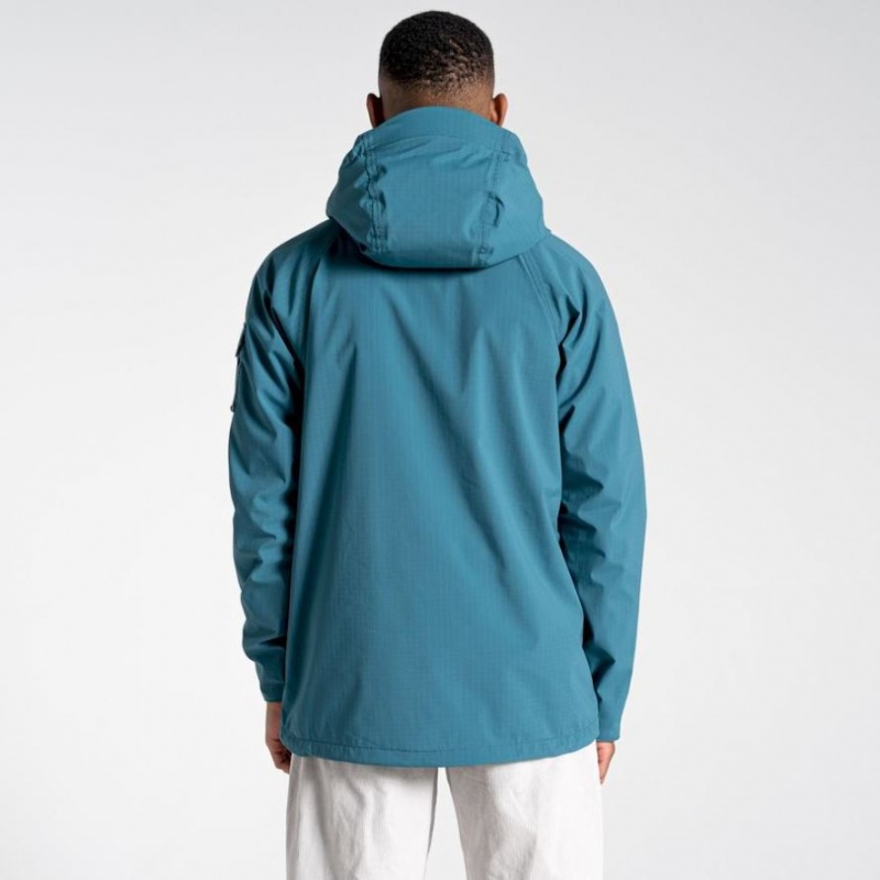 Veste À Capuche Craghoppers Canyon Homme Turquoise | KARZ74612