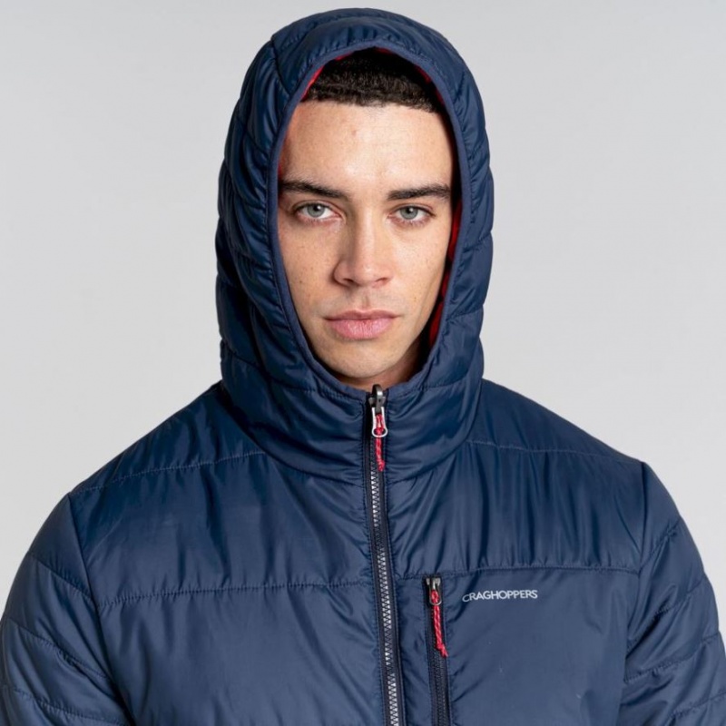 Veste À Capuche Craghoppers CompressLite VI Homme Bleu Marine | SPCR72395