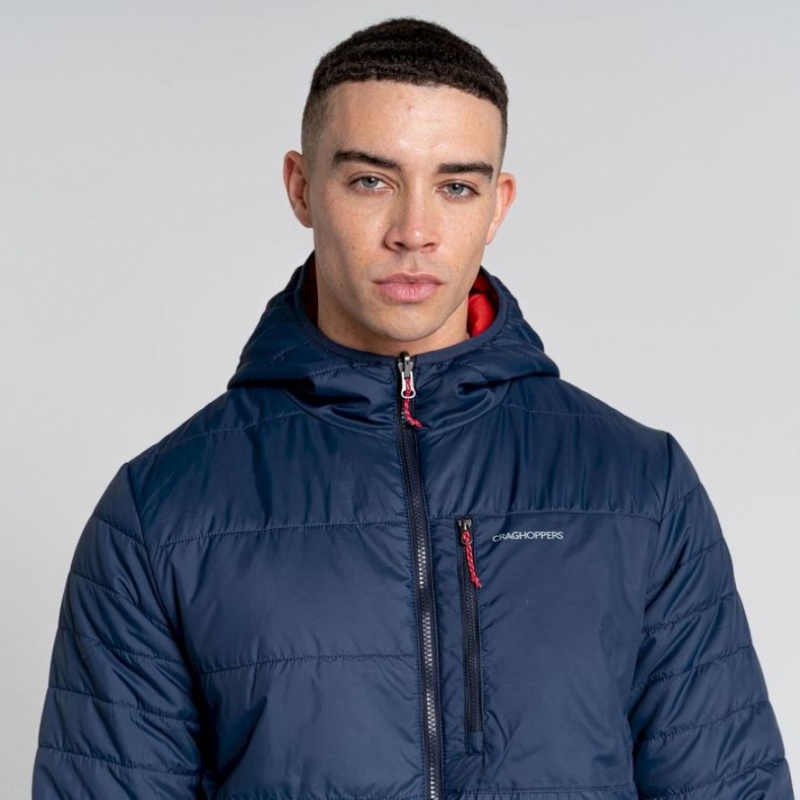 Veste À Capuche Craghoppers CompressLite VI Homme Bleu Marine | SPCR72395