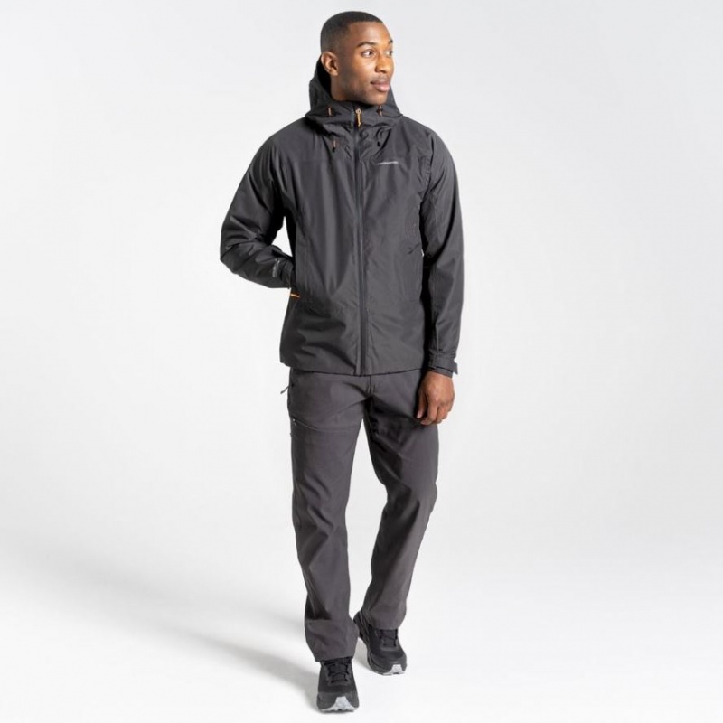 Veste À Capuche Craghoppers Creevey Homme Noir | DJSY70921