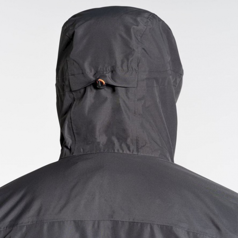 Veste À Capuche Craghoppers Creevey Homme Noir | DJSY70921