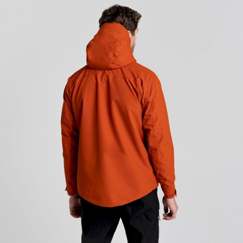 Veste À Capuche Craghoppers Creevey Homme Orange | AXMD86549