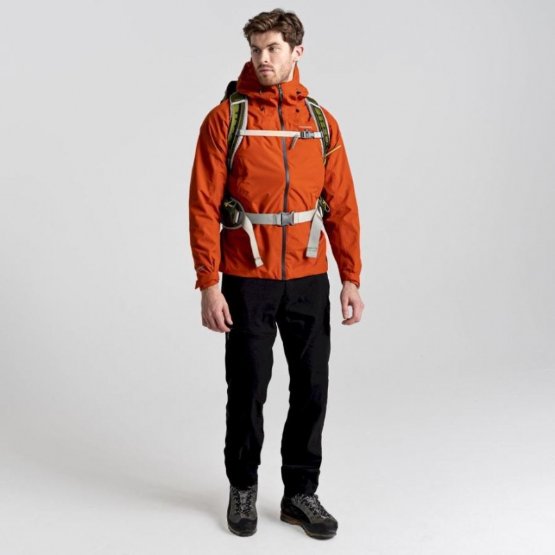 Veste À Capuche Craghoppers Creevey Homme Orange | AXMD86549