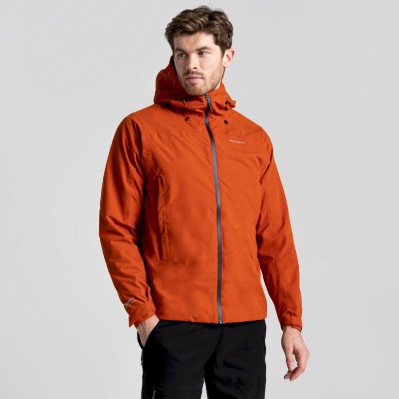 Veste À Capuche Craghoppers Creevey Homme Orange | AXMD86549