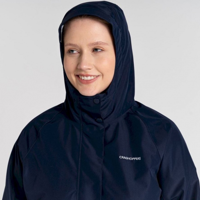 Veste À Capuche Craghoppers Denise 3 In 1 Femme Bleu Marine | PUSW62319