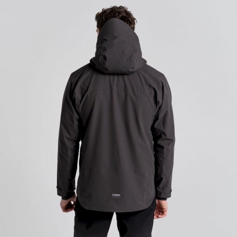 Veste À Capuche Craghoppers Dynamic Pro Homme Noir | PQZN19307