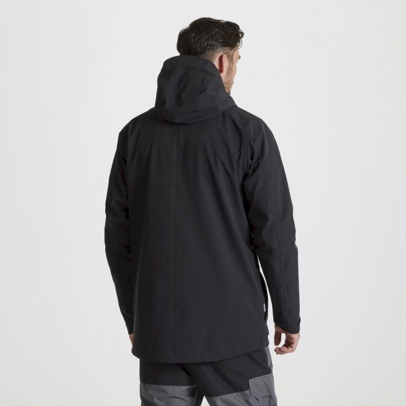 Veste À Capuche Craghoppers Expert Kiwi Pro Stretch 3in1 Homme Noir | YPVB93504