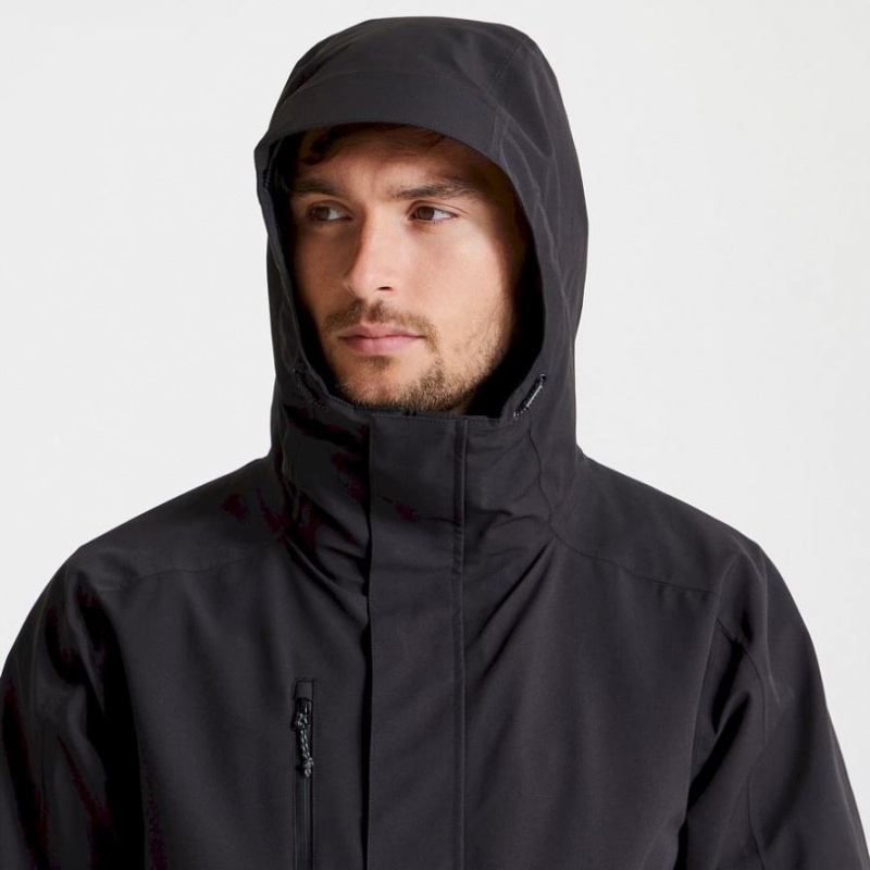 Veste À Capuche Craghoppers Expert Kiwi Pro Stretch 3in1 Homme Noir | YPVB93504