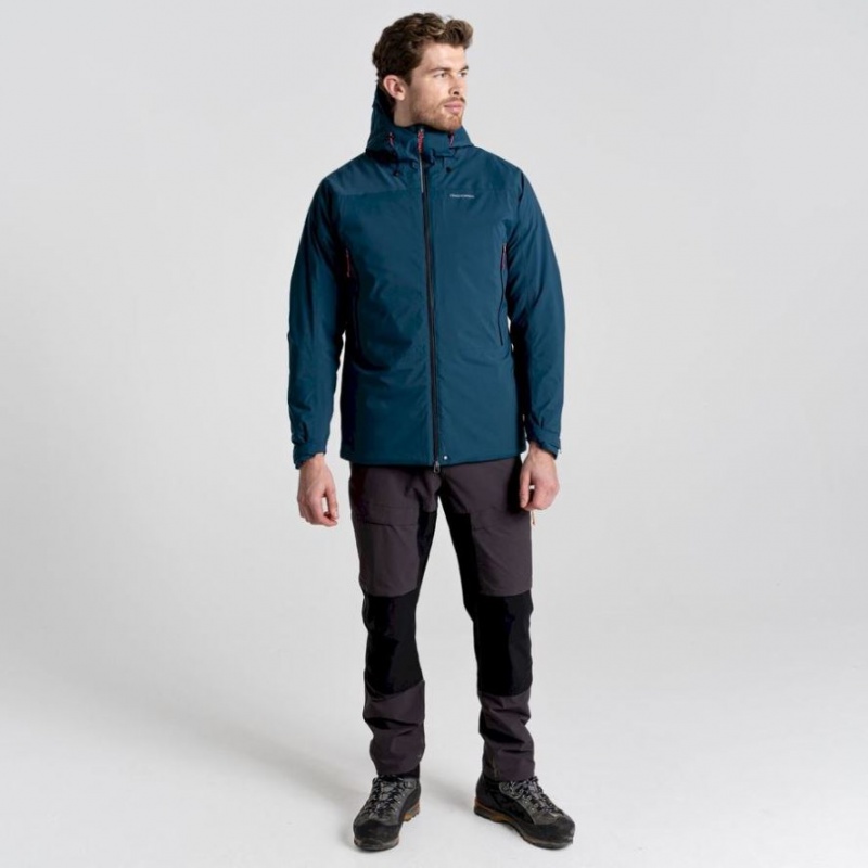 Veste À Capuche Craghoppers Gryffin Thermic Homme Bleu | VRNU47936