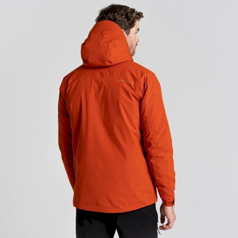 Veste À Capuche Craghoppers Gryffin Thermic Homme Orange | QJRN78513