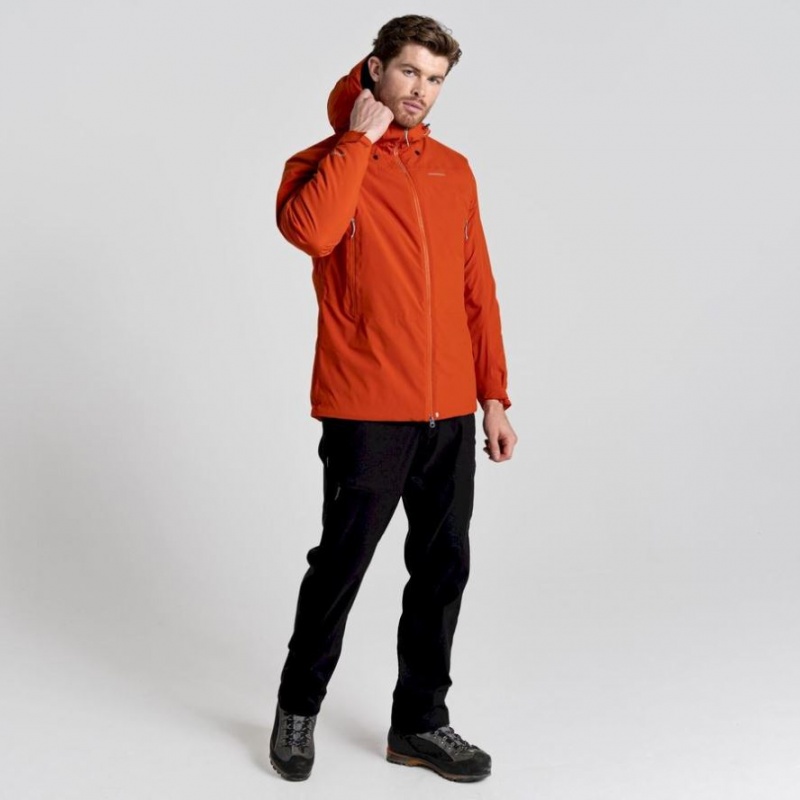 Veste À Capuche Craghoppers Gryffin Thermic Homme Orange | QJRN78513