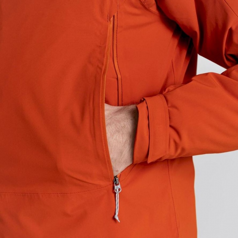 Veste À Capuche Craghoppers Gryffin Thermic Homme Orange | QJRN78513