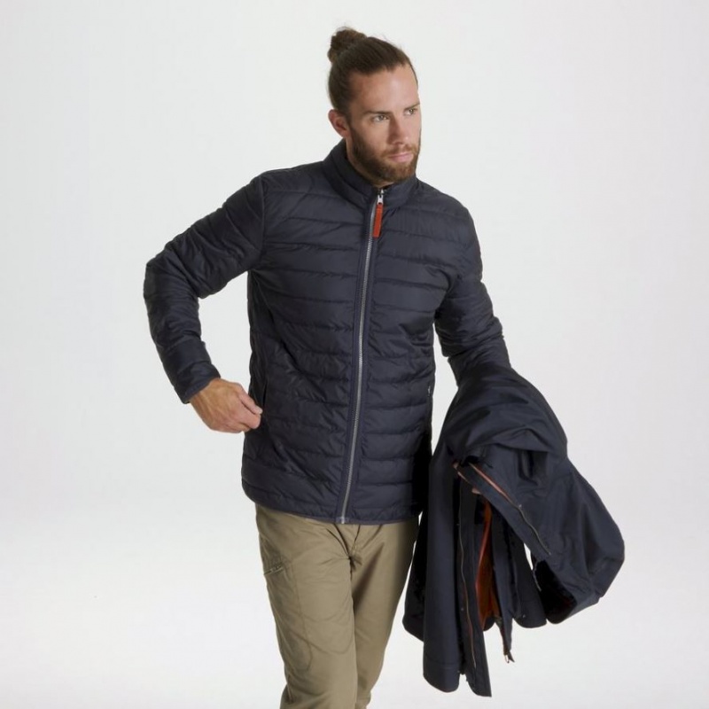 Veste À Capuche Craghoppers Haster 3 In 1 Homme Bleu Marine | FJUL08769