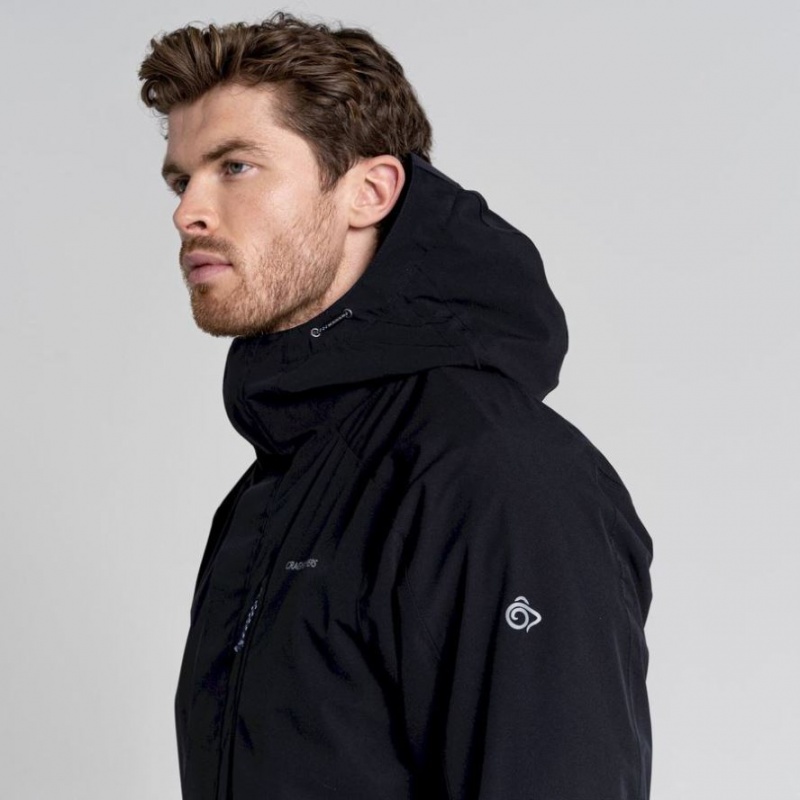 Veste À Capuche Craghoppers Lorton 3 In 1 Homme Noir | QOLK13759