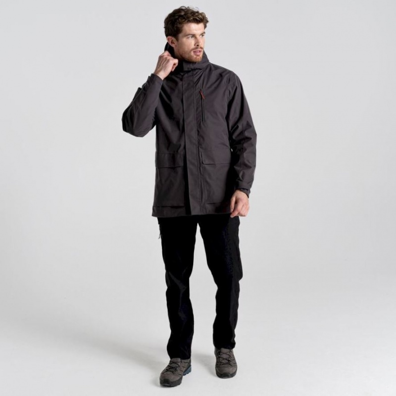 Veste À Capuche Craghoppers Lorton 3 In 1 Homme Grise | DMYH56908