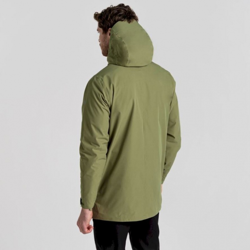 Veste À Capuche Craghoppers Lorton Pro 3 In 1 Homme Vert Olive | INDM23179