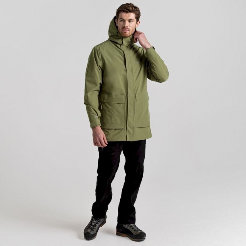 Veste À Capuche Craghoppers Lorton Pro 3 In 1 Homme Vert Olive | INDM23179