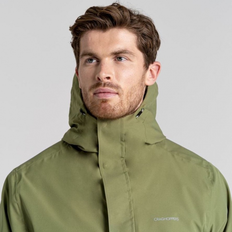 Veste À Capuche Craghoppers Lorton Pro 3 In 1 Homme Vert Olive | INDM23179