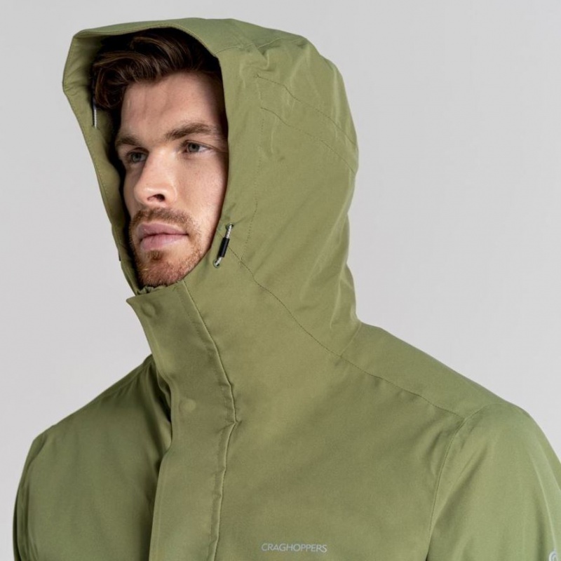 Veste À Capuche Craghoppers Lorton Pro 3 In 1 Homme Vert Olive | INDM23179