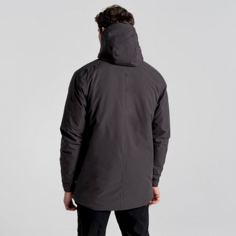 Veste À Capuche Craghoppers Lorton Thermic Homme Grise | EGMC53106