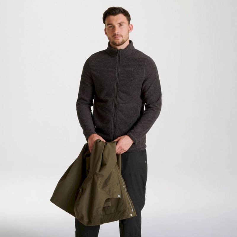 Veste À Capuche Craghoppers Milford 3 In 1 Homme Vert Olive | DJZW41657